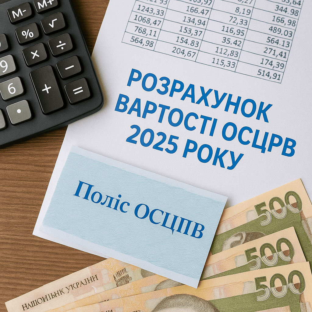 Скільки коштує ОСЦПВ у 2025 році — актуальні тарифи
