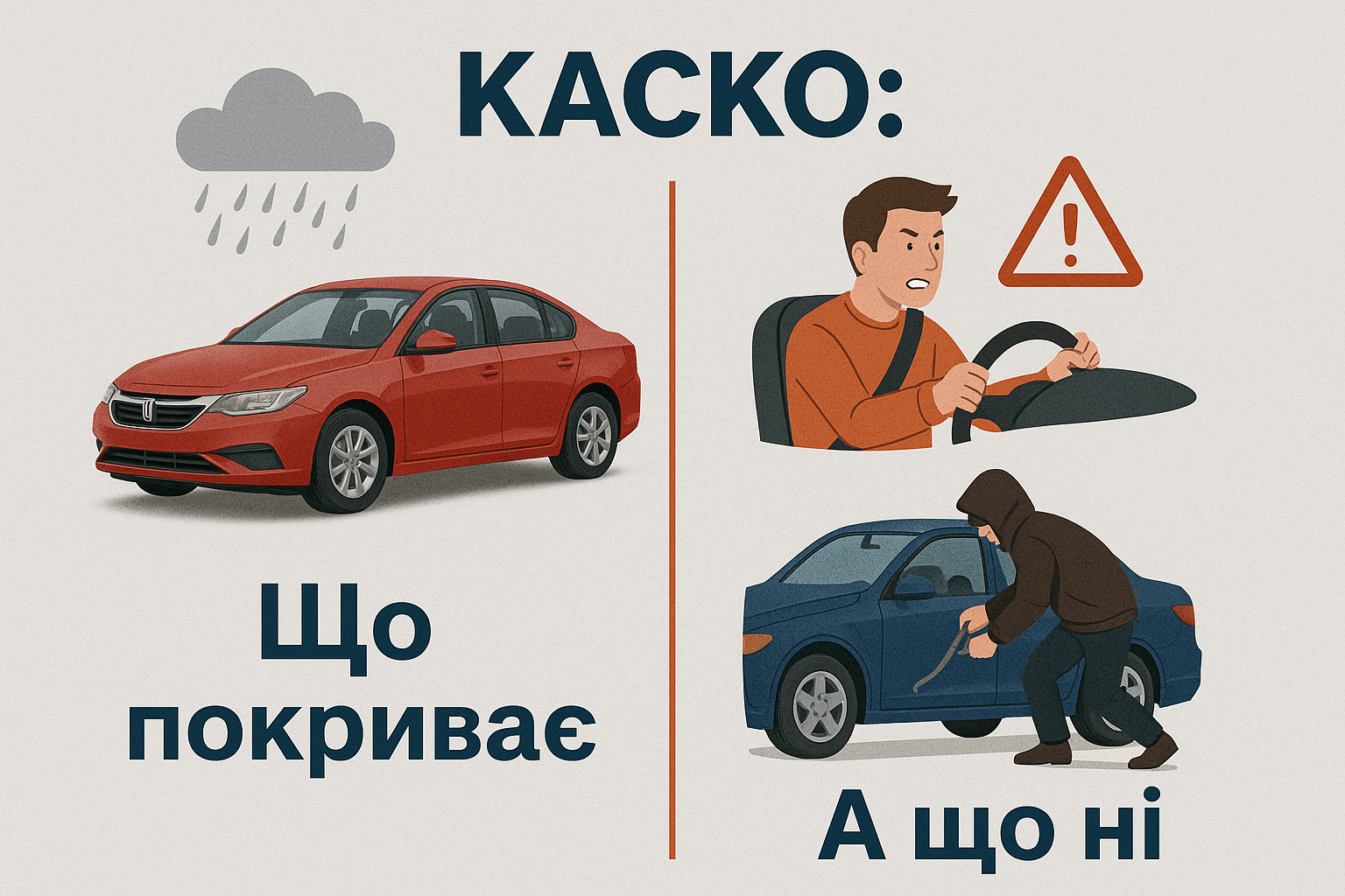КАСКО: що покриває, а що ні